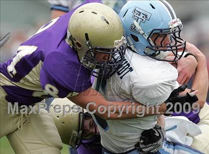 Thumbnail 2 in Triopia @ Routt Catholic (IHSA Class 1A Quarterfinal) photogallery.