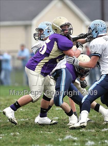 Thumbnail 2 in Triopia @ Routt Catholic (IHSA Class 1A Quarterfinal) photogallery.