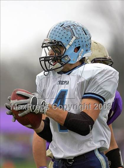 Thumbnail 2 in Triopia @ Routt Catholic (IHSA Class 1A Quarterfinal) photogallery.