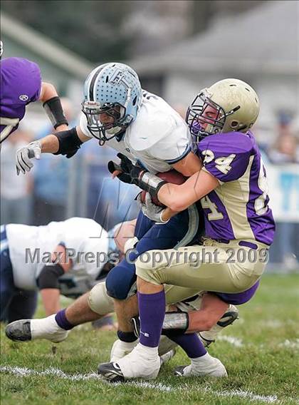 Thumbnail 2 in Triopia @ Routt Catholic (IHSA Class 1A Quarterfinal) photogallery.