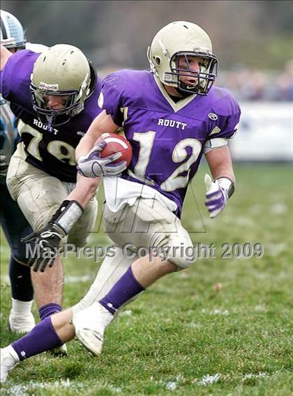 Thumbnail 2 in Triopia @ Routt Catholic (IHSA Class 1A Quarterfinal) photogallery.