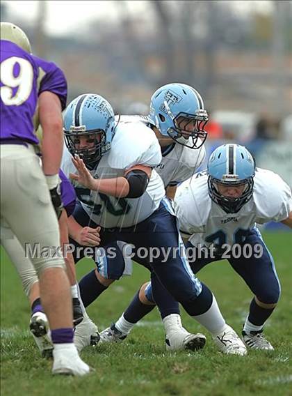 Thumbnail 3 in Triopia @ Routt Catholic (IHSA Class 1A Quarterfinal) photogallery.