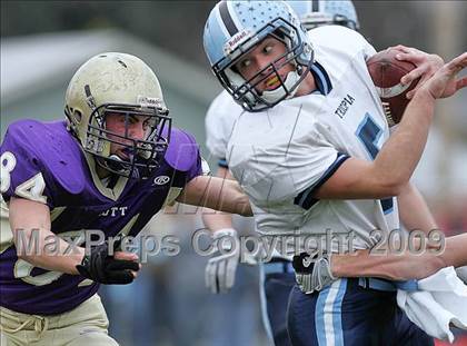 Thumbnail 2 in Triopia @ Routt Catholic (IHSA Class 1A Quarterfinal) photogallery.