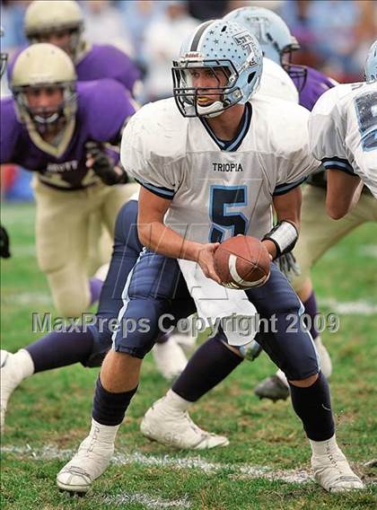 Thumbnail 2 in Triopia @ Routt Catholic (IHSA Class 1A Quarterfinal) photogallery.
