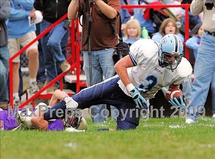 Thumbnail 2 in Triopia @ Routt Catholic (IHSA Class 1A Quarterfinal) photogallery.