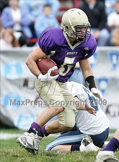 Thumbnail 1 in Triopia @ Routt Catholic (IHSA Class 1A Quarterfinal) photogallery.