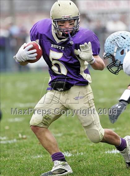 Thumbnail 3 in Triopia @ Routt Catholic (IHSA Class 1A Quarterfinal) photogallery.