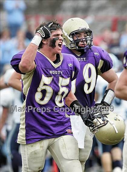 Thumbnail 3 in Triopia @ Routt Catholic (IHSA Class 1A Quarterfinal) photogallery.