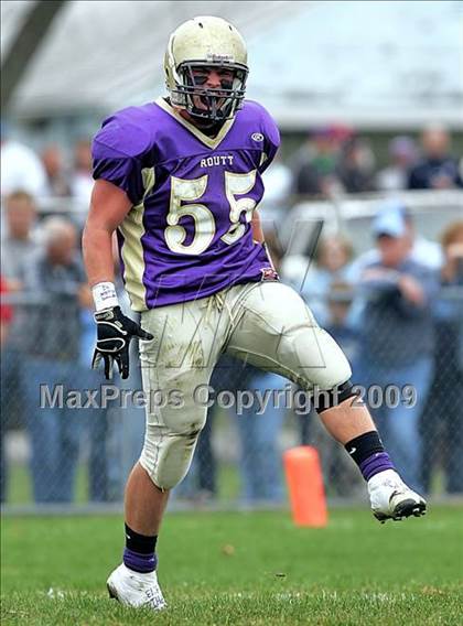 Thumbnail 1 in Triopia @ Routt Catholic (IHSA Class 1A Quarterfinal) photogallery.