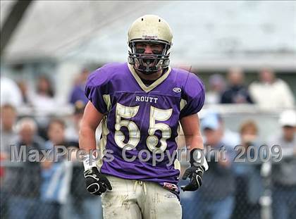 Thumbnail 3 in Triopia @ Routt Catholic (IHSA Class 1A Quarterfinal) photogallery.