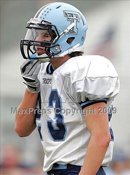Thumbnail 2 in Triopia @ Routt Catholic (IHSA Class 1A Quarterfinal) photogallery.