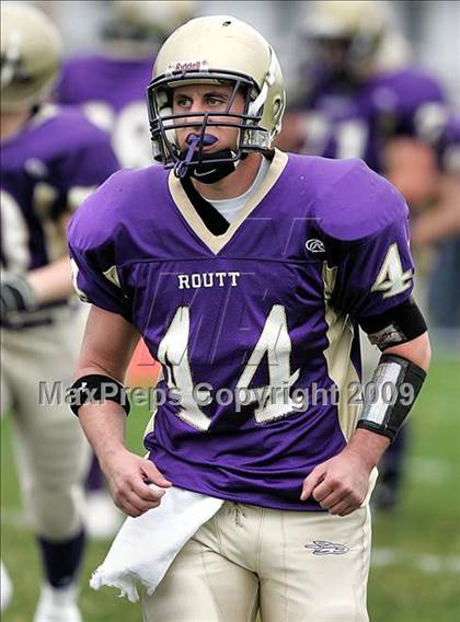 Thumbnail 1 in Triopia @ Routt Catholic (IHSA Class 1A Quarterfinal) photogallery.