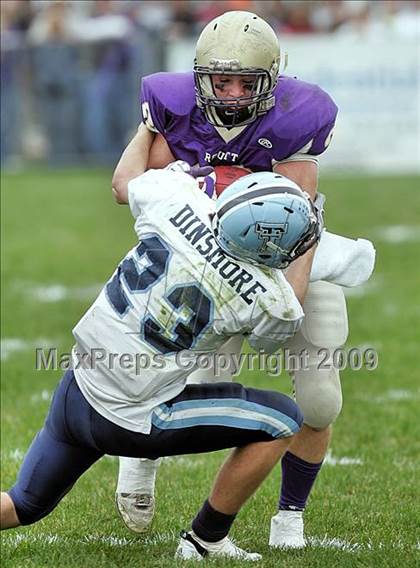 Thumbnail 2 in Triopia @ Routt Catholic (IHSA Class 1A Quarterfinal) photogallery.