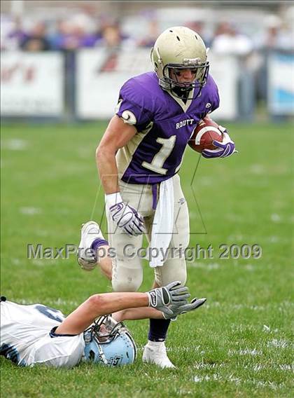 Thumbnail 3 in Triopia @ Routt Catholic (IHSA Class 1A Quarterfinal) photogallery.