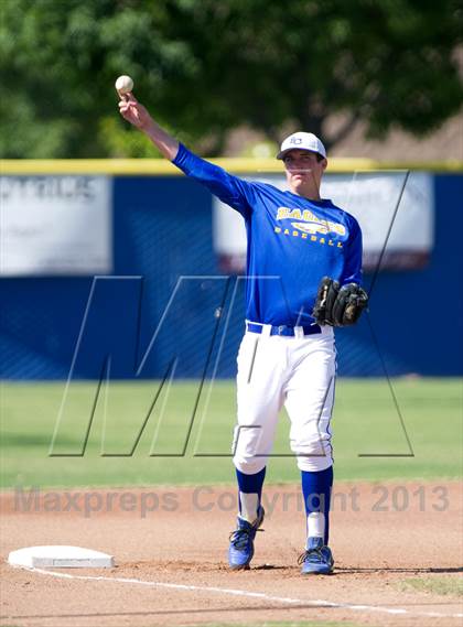 Thumbnail 2 in Liberty @ Bakersfield Christian (CIF CS D4 Quarterfinal) photogallery.