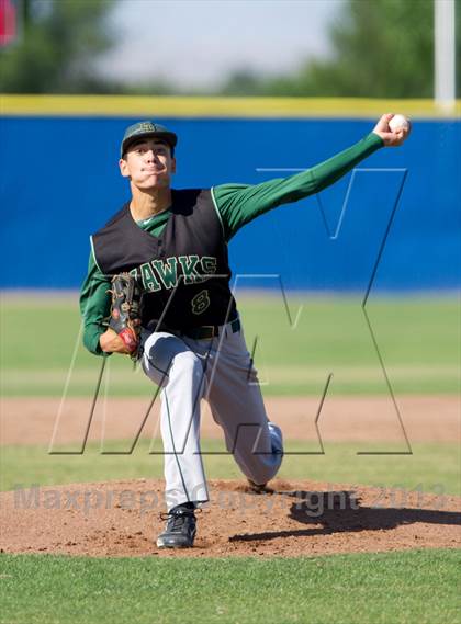 Thumbnail 1 in Liberty @ Bakersfield Christian (CIF CS D4 Quarterfinal) photogallery.