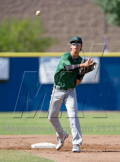 Thumbnail 3 in Liberty @ Bakersfield Christian (CIF CS D4 Quarterfinal) photogallery.