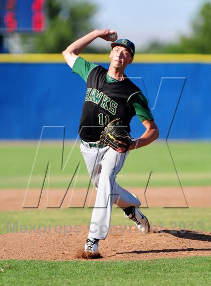 Thumbnail 2 in Liberty @ Bakersfield Christian (CIF CS D4 Quarterfinal) photogallery.