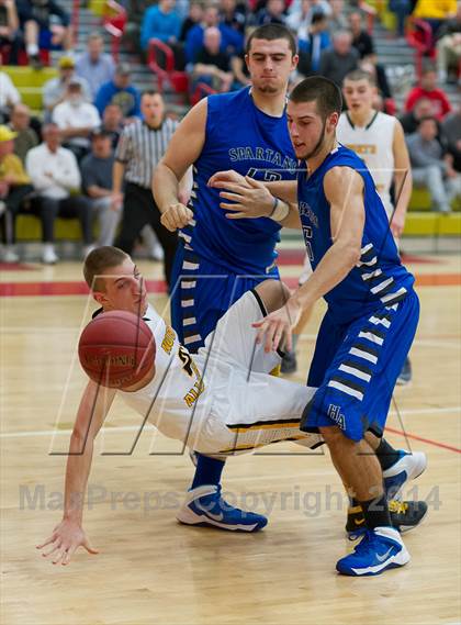 Thumbnail 2 in Hempfield Area vs. North Allegheny (WPIAL Class AAAA Quarterfinal) photogallery.
