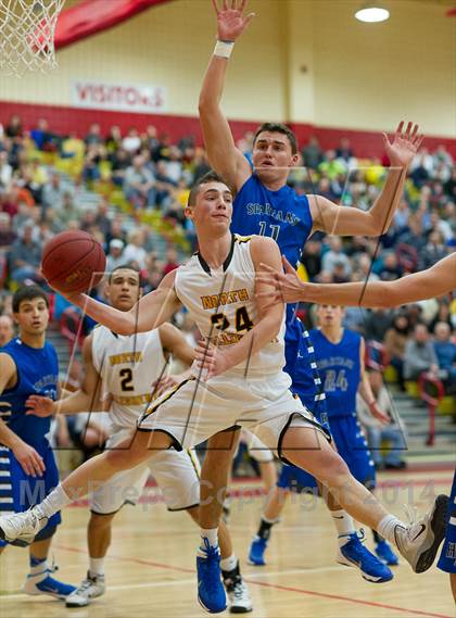 Thumbnail 1 in Hempfield Area vs. North Allegheny (WPIAL Class AAAA Quarterfinal) photogallery.