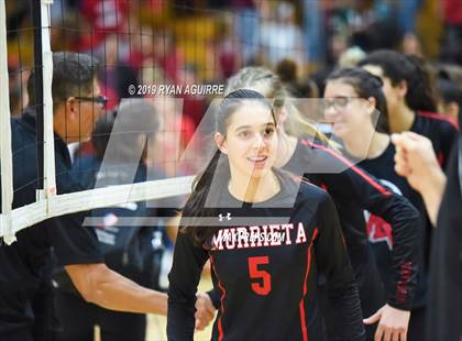 Thumbnail 3 in Bishop Montgomery vs. Murrieta Valley (CIF D2 Quarterfinal) photogallery.