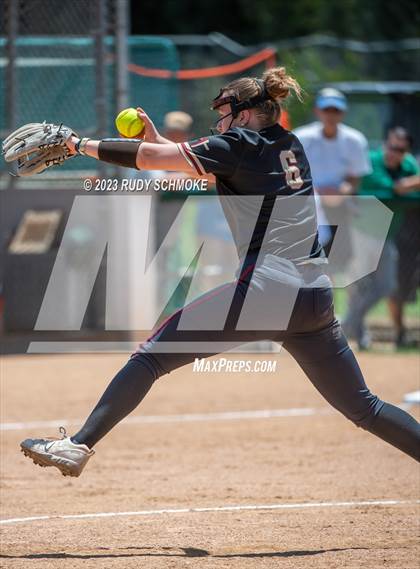 Thumbnail 3 in Oaks Christian @ Poway (2023 CIF SoCal Softball Championships) photogallery.