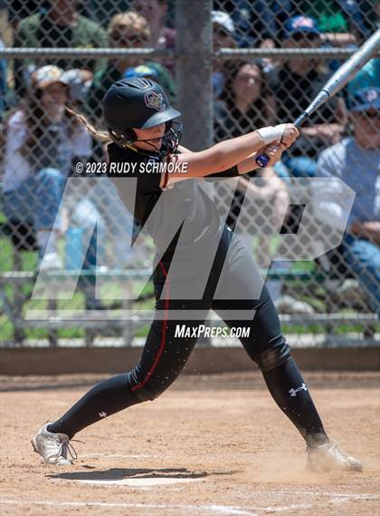 Thumbnail 3 in Oaks Christian @ Poway (2023 CIF SoCal Softball Championships) photogallery.