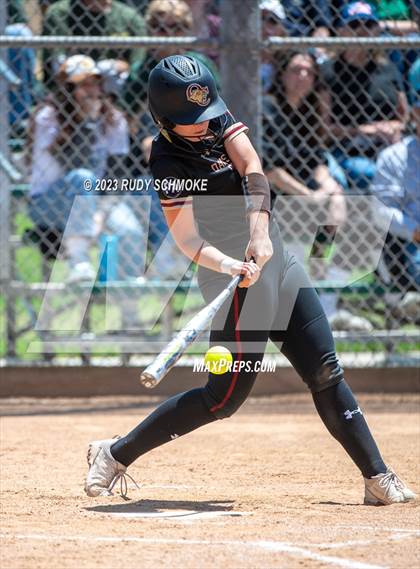 Thumbnail 1 in Oaks Christian @ Poway (2023 CIF SoCal Softball Championships) photogallery.