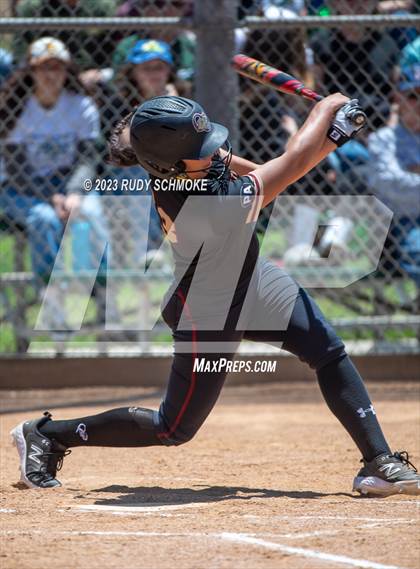 Thumbnail 2 in Oaks Christian @ Poway (2023 CIF SoCal Softball Championships) photogallery.