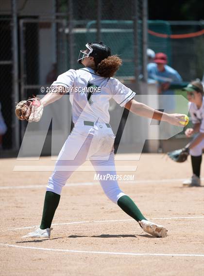 Thumbnail 2 in Oaks Christian @ Poway (2023 CIF SoCal Softball Championships) photogallery.