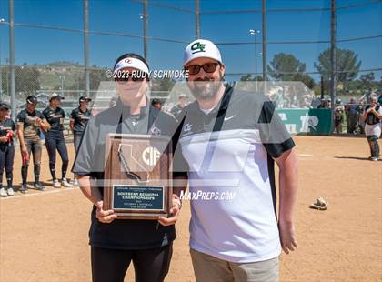 Thumbnail 3 in Oaks Christian @ Poway (2023 CIF SoCal Softball Championships) photogallery.
