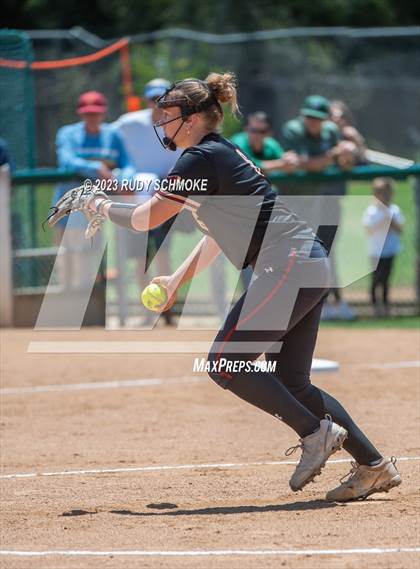 Thumbnail 1 in Oaks Christian @ Poway (2023 CIF SoCal Softball Championships) photogallery.