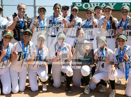 Thumbnail 2 in Oaks Christian @ Poway (2023 CIF SoCal Softball Championships) photogallery.