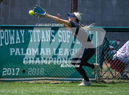 Thumbnail 1 in Oaks Christian @ Poway (2023 CIF SoCal Softball Championships) photogallery.