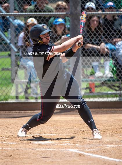 Thumbnail 3 in Oaks Christian @ Poway (2023 CIF SoCal Softball Championships) photogallery.