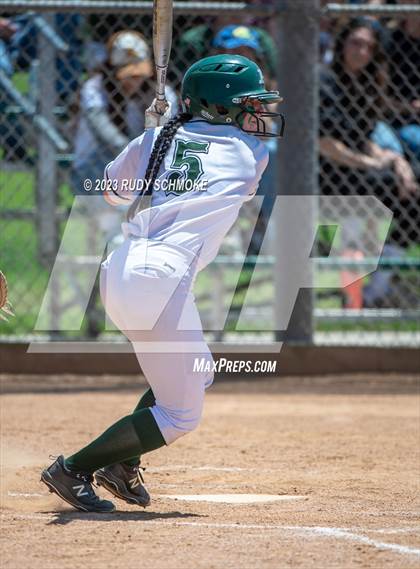 Thumbnail 3 in Oaks Christian @ Poway (2023 CIF SoCal Softball Championships) photogallery.