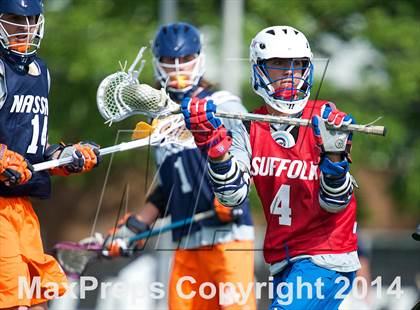 Thumbnail 3 in Nassau vs Suffolk (Long Island Showcase, Rising Seniors) photogallery.
