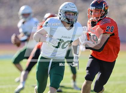 Thumbnail 2 in Stratton vs. Cheyenne Wells (CHSAA 6-Man Final) photogallery.