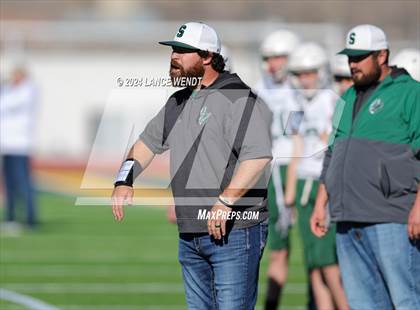 Thumbnail 3 in Stratton vs. Cheyenne Wells (CHSAA 6-Man Final) photogallery.