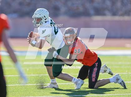 Thumbnail 2 in Stratton vs. Cheyenne Wells (CHSAA 6-Man Final) photogallery.