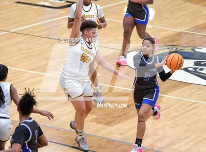 Thumbnail 1 in Fairmont vs. St. Pauls  (2023 Robeson County Shootout) Championship photogallery.