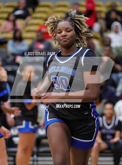 Thumbnail 2 in Fairmont vs. St. Pauls  (2023 Robeson County Shootout) Championship photogallery.