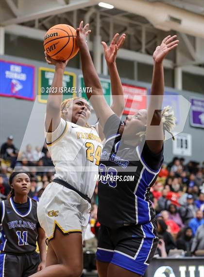 Thumbnail 1 in Fairmont vs. St. Pauls  (2023 Robeson County Shootout) Championship photogallery.