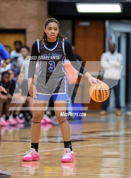 Thumbnail 1 in Fairmont vs. St. Pauls  (2023 Robeson County Shootout) Championship photogallery.