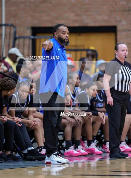 Thumbnail 3 in Fairmont vs. St. Pauls  (2023 Robeson County Shootout) Championship photogallery.