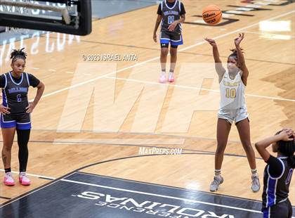 Thumbnail 2 in Fairmont vs. St. Pauls  (2023 Robeson County Shootout) Championship photogallery.