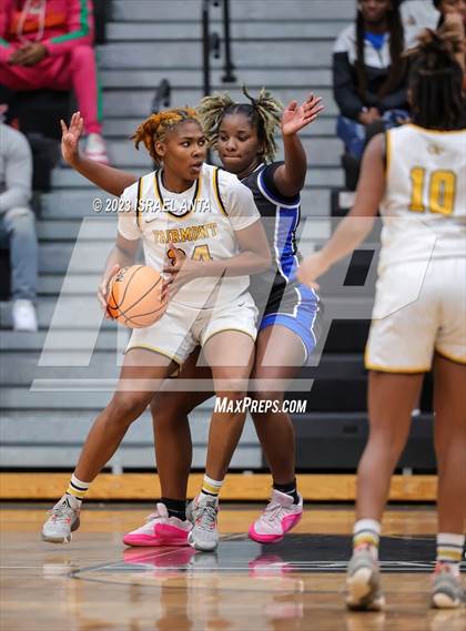 Thumbnail 2 in Fairmont vs. St. Pauls  (2023 Robeson County Shootout) Championship photogallery.