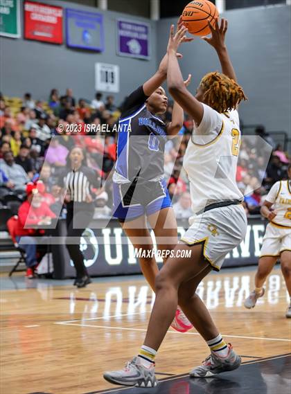 Thumbnail 3 in Fairmont vs. St. Pauls  (2023 Robeson County Shootout) Championship photogallery.