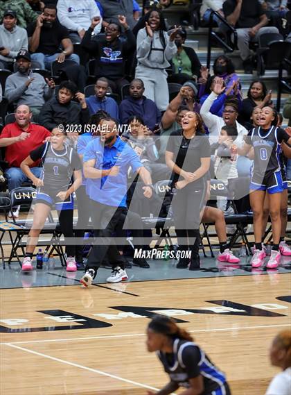 Thumbnail 1 in Fairmont vs. St. Pauls  (2023 Robeson County Shootout) Championship photogallery.