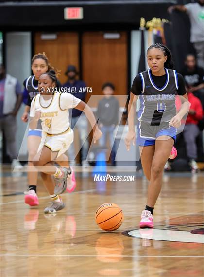 Thumbnail 3 in Fairmont vs. St. Pauls  (2023 Robeson County Shootout) Championship photogallery.